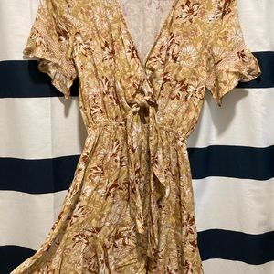 Kivari Front Tie mini dress